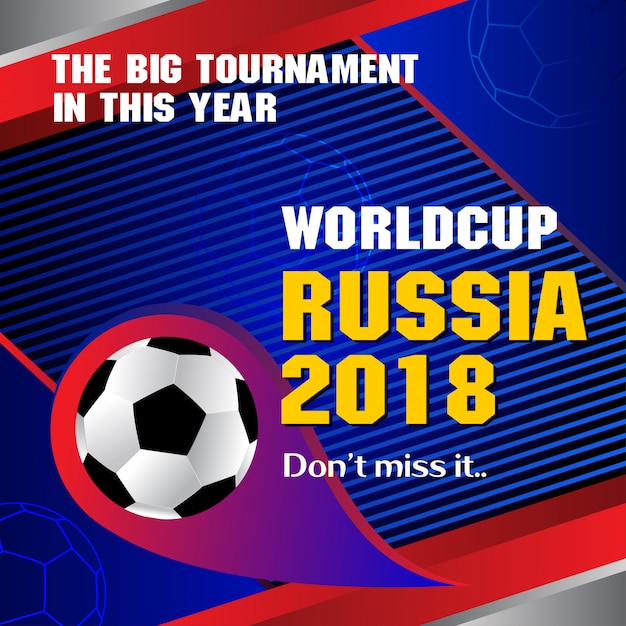 Vetor copa do mundo rússia 2018