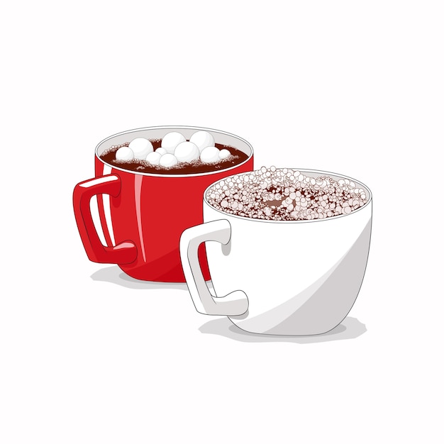 Uma Xícara De Café E Marshmallows Com As Morangos Frescas No Espeto Imagem  de Stock - Imagem de delicioso, fundo: 72783747