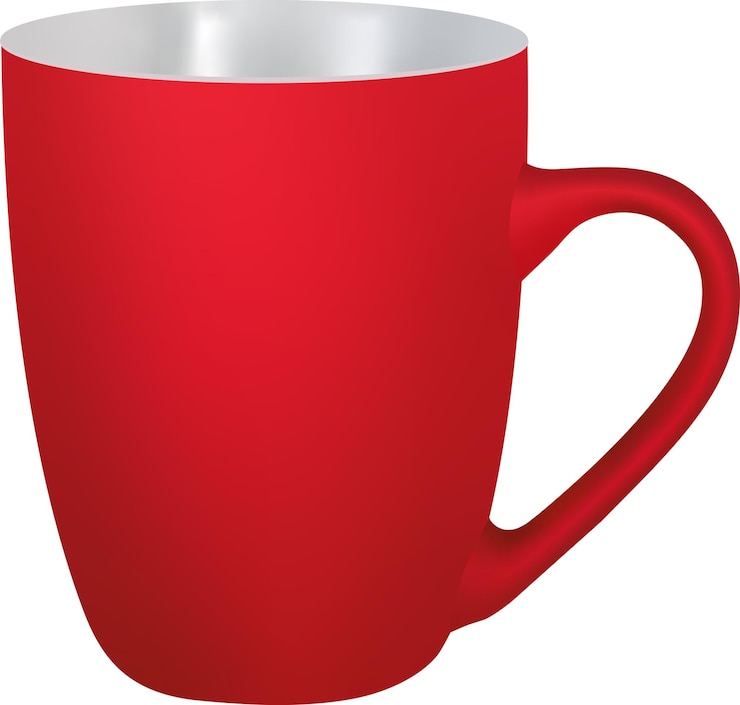 Vetor copo vermelho