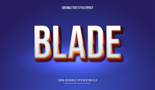 Vetor cor brilhante gradiente moderno com texto de maquete de tema futurista estilos de efeito de texto 3d editáveis