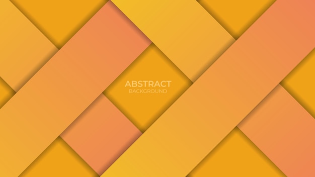 Vetor cor gradiente de laranja geométrica abstrata de fundo. ilustração vetorial