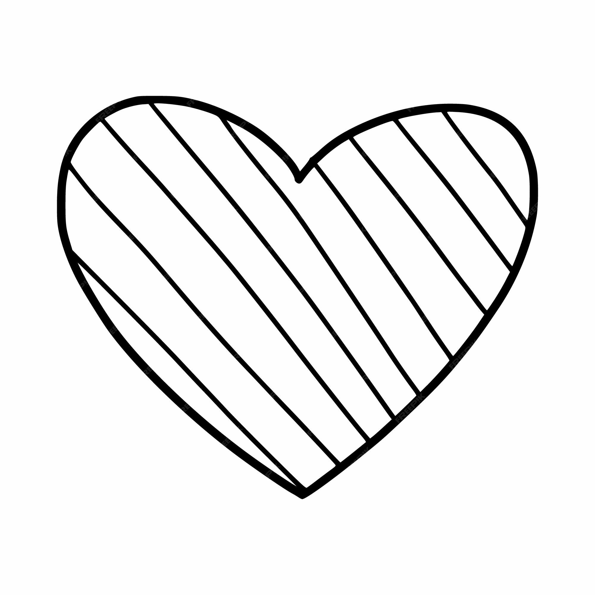 figura de palito dando feedback de coração, ícone de doodle 7544979 Vetor  no Vecteezy