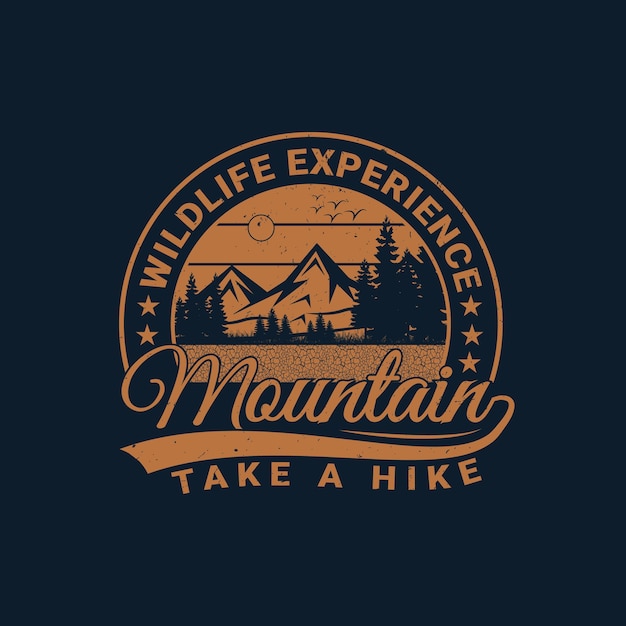 Corações de ar de montanha inspiração pura Tshirt Design