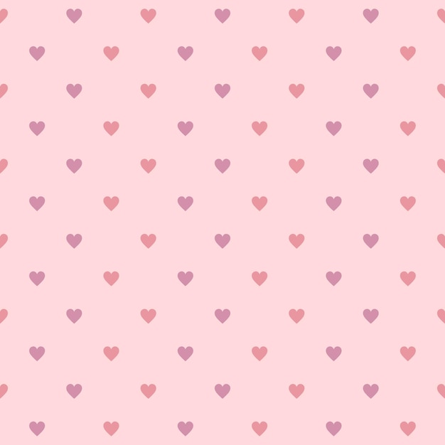 Corações Polka Dot fundo