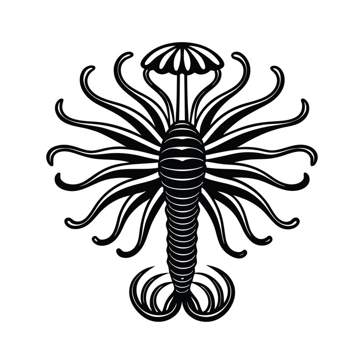 Vetor cordyceps militaris cogumelo svg