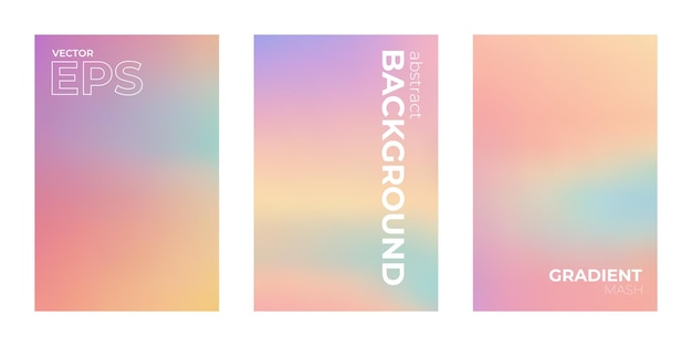 Cores Bi Pastel Vibrantes Coloridas Arte de fundo em gradiente