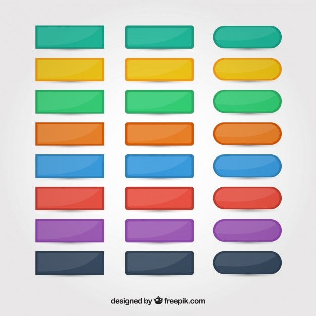 Cores botões web definir