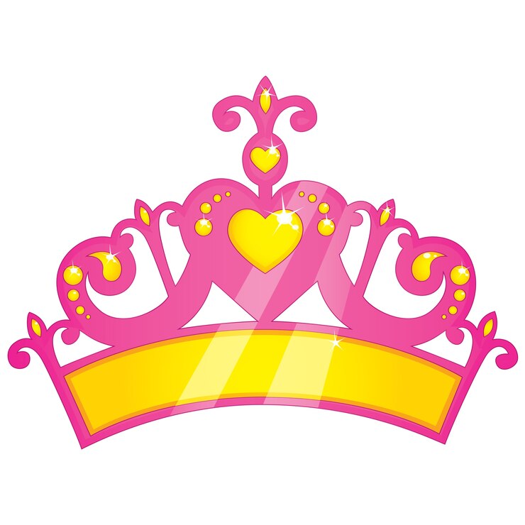 Vetor coroa de princesa