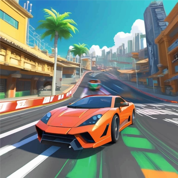 um jogo de corrida de carros online, ícone de doodle 7711201 Vetor no  Vecteezy