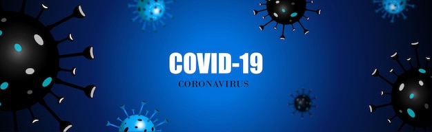 Covid19 Coronavirus banner design Organização Mundial da Saúde OMS novo nome oficial para Coronavirus