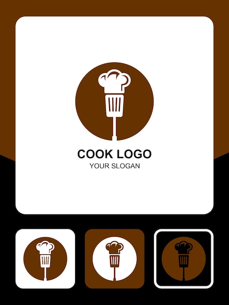 Cozinhar design de logotipo e ícones