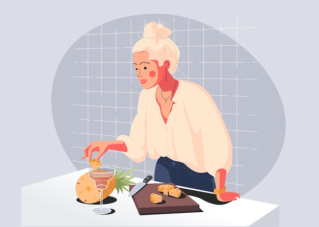 Cozinhar menina