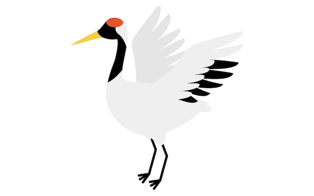 Cranes for New Years decorations isometric icon