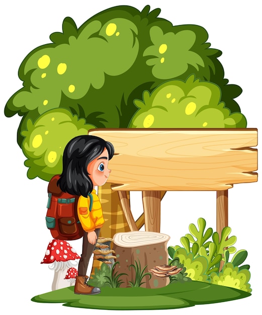 Criança Explorando um Caminho da Floresta