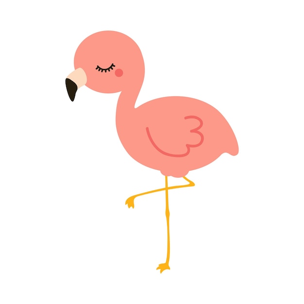 Criança flamingo