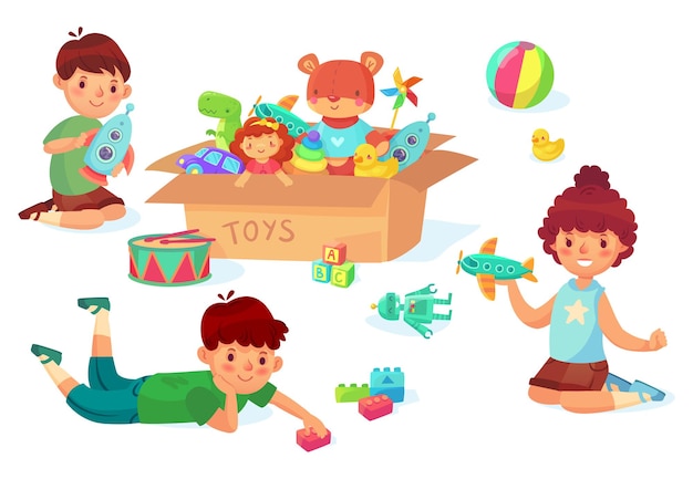 Vetores de Brinquedos Objeto Para Crianças Pequenas Para Jogar Boneca De Desenho  Animado E Lancheira e mais imagens de Boneca - iStock