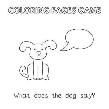 Cachorro : Desenhos para colorir, Desenhos para crianças, Jogos