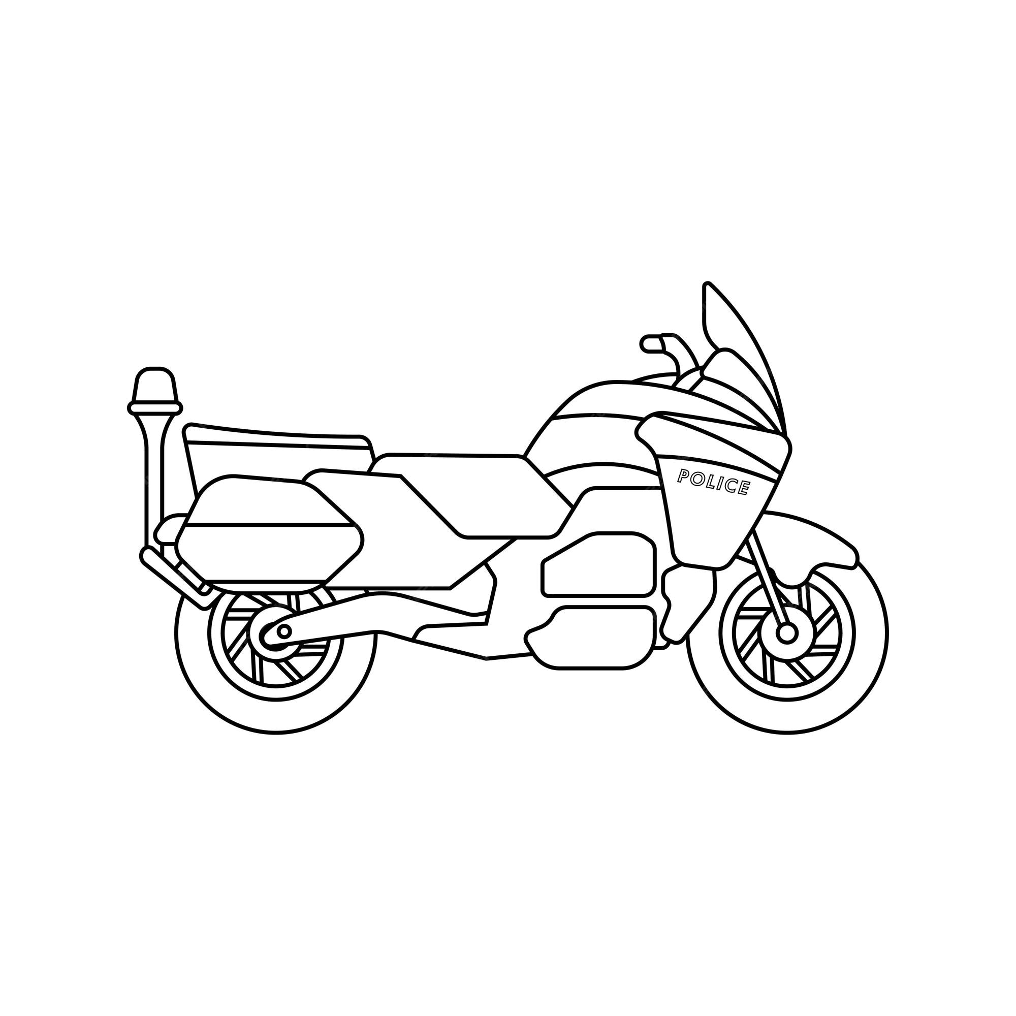 desenho de moto para crianças 5234616 Vetor no Vecteezy