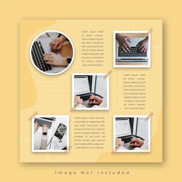 Crie uma colagem de imagens com um layout abstrato usando molduras de fotos digitais