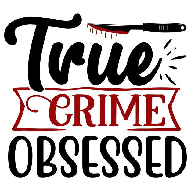 Crime Ture SVG Modelo de Design