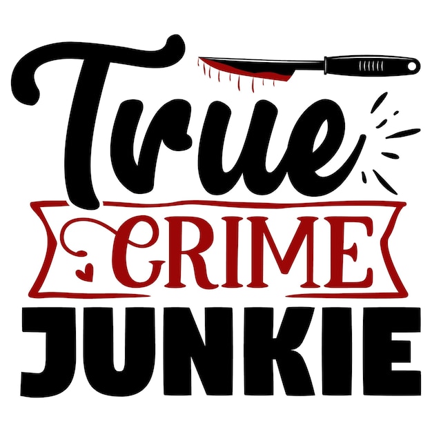 Crime Ture SVG Modelo de Design