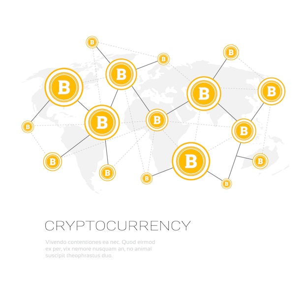 Cripto conceito moeda