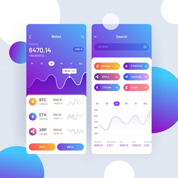 Criptomoedas negociação mobile app.