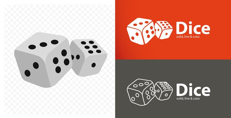 Vetor cubo de dados isolado ilustração plana ícone de linha de cubos de dados