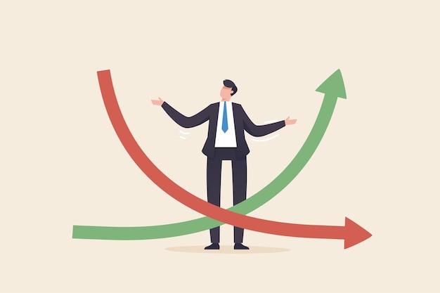 Vetor curva de rendimentos invertida recessão da inflação rendimentos dos títulos do governo