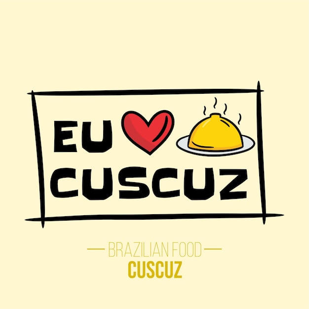 Vetor cuscuz cuscus coscos cuscuz comida brasileira comida nordestina