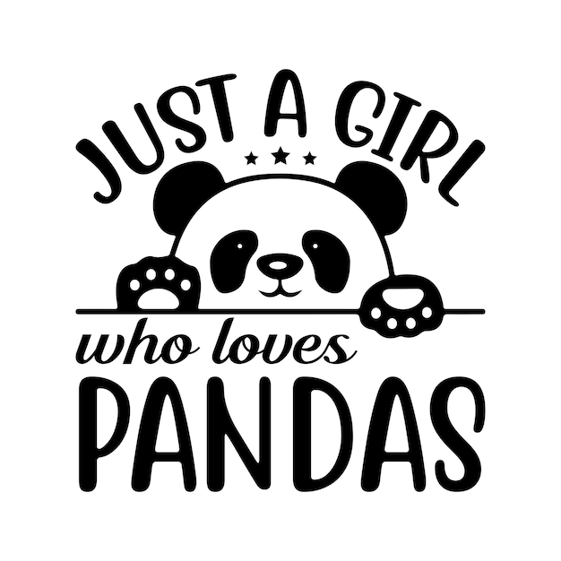 Design PNG E SVG De Desenho Animado Do Urso Panda Para Camisetas