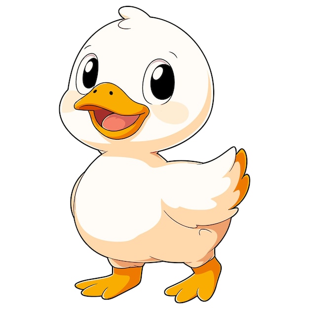 Cute, pato clipart