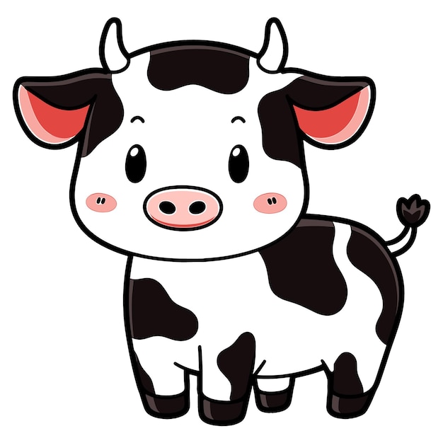 Cute, vaca clipart