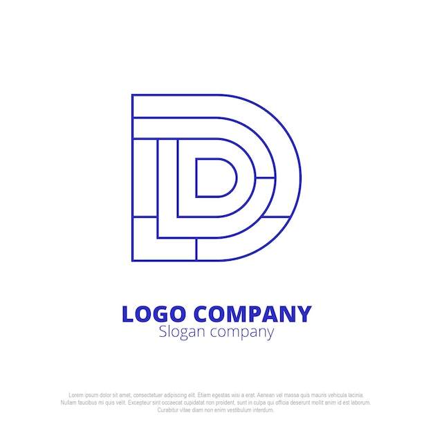 Vetor d design do logotipo