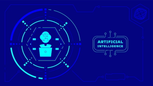 Dados de processamento de robôs de inteligência artificial