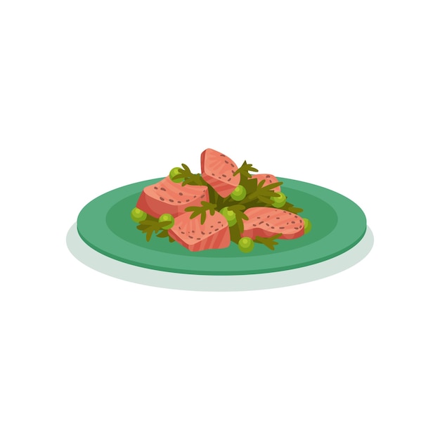 Dahi maach tradicional cozinha indiana vetor de comida ilustração isolada em um fundo branco
