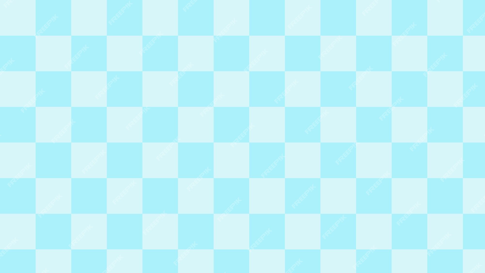 Ilustração de fundo de xadrez de xadrez azul pastel bonito e