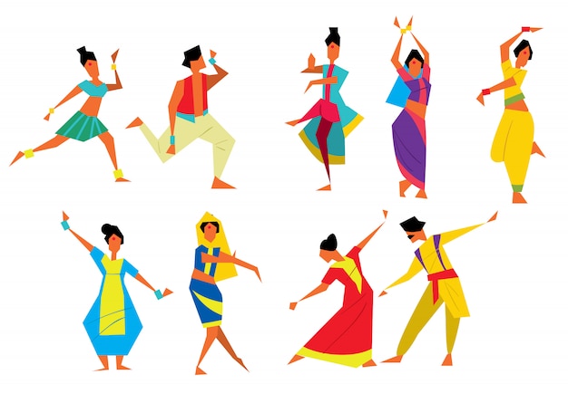 Dançarinos indianos