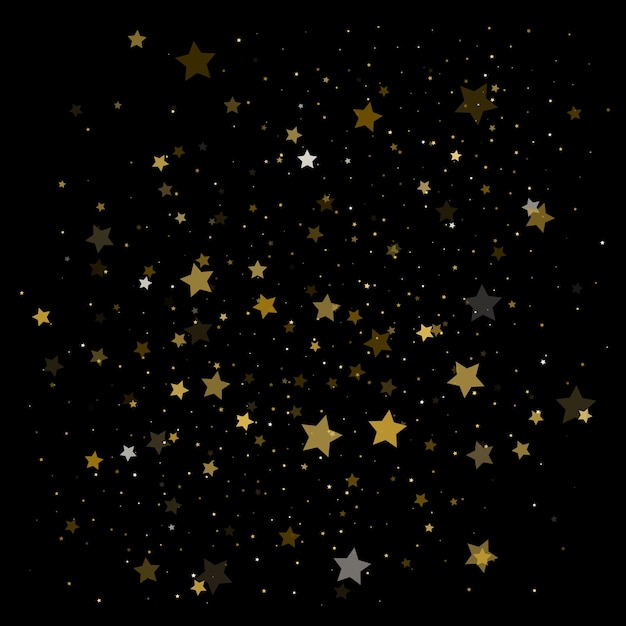 De fundo vector com estrelas douradas. estrelas douradas