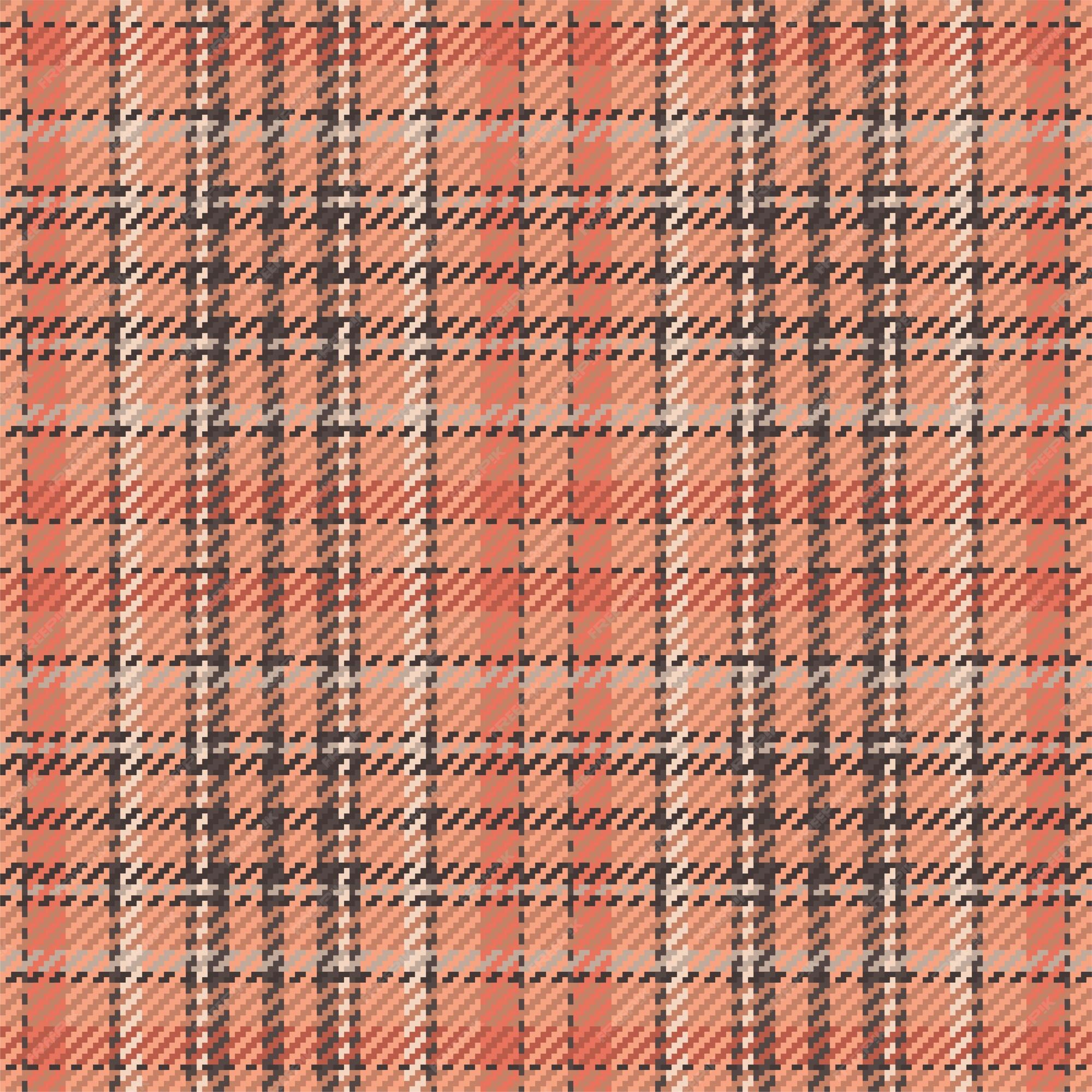 Um Design Sem Costura Xadrez Colorido Em Padrões De Tartan Fundo