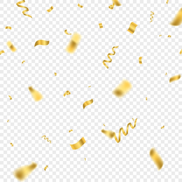 Decoração de confete detalhada 3D realista Vector de fundo