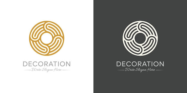 Decoração e inspiração de design de logotipo minimalista
