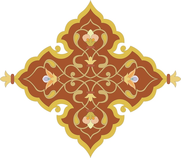 Vetor decorações de ornamentos islâmicos para o mês do ramadã, eid e decorações de mesquitas