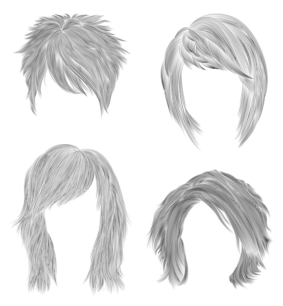 como desenhar cabelo  Cabelo desenho, Esboço de cabelo, Cabelo de