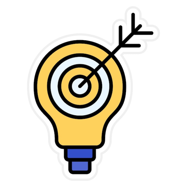 Definição de imagem vetorial de ícones de solução Pode ser usada para gerenciamento de projetos