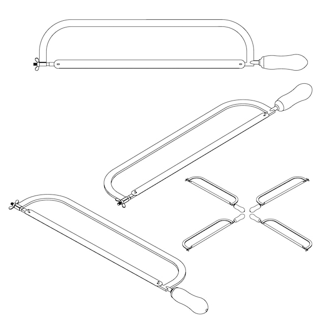 Definir ferramentas isométricas em um fundo branco