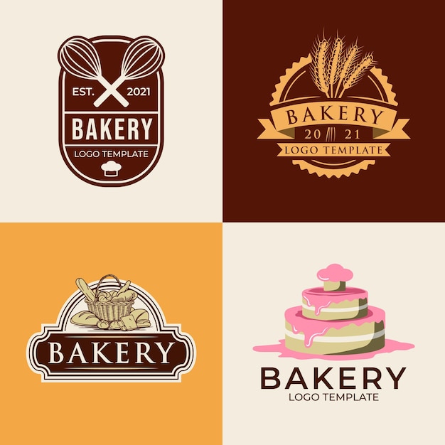 Definir modelos de logotipo de padaria