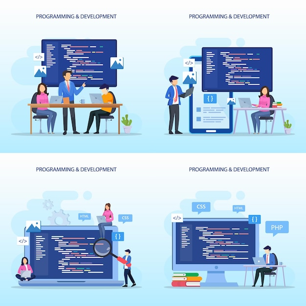 Definir programadores de pacote no conceito de trabalho Modelo de vetor plano