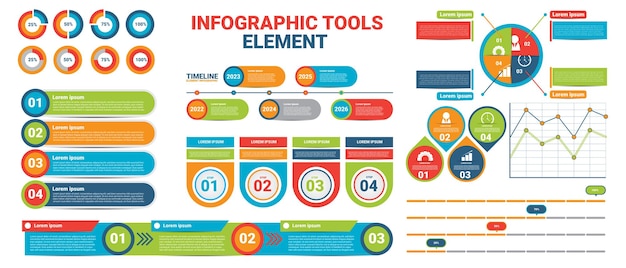 Definir vetor de elemento infográfico