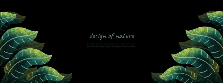 Vetor deixa o vetor de design de fundo de natureza para fundo de natureza ecologia